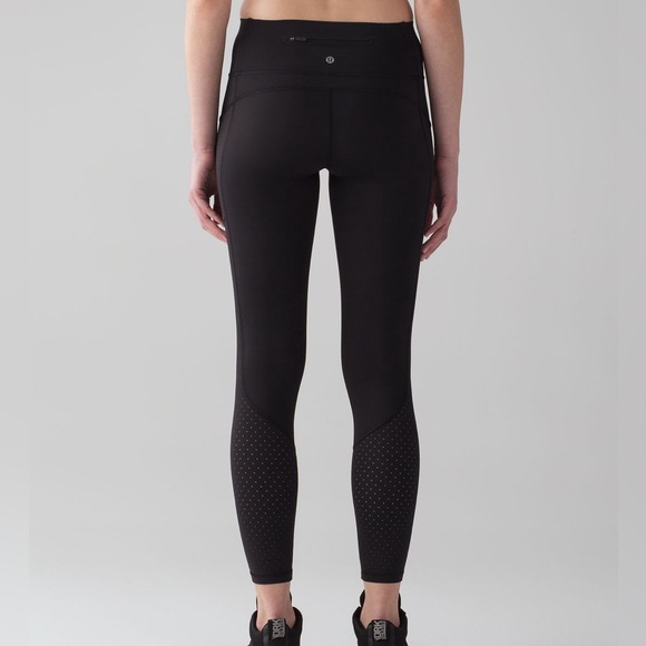LK New Lululemon Mind Over Miles High Rise Run Leggings Tights Pants Womens 4 S - Picture 6 of 17